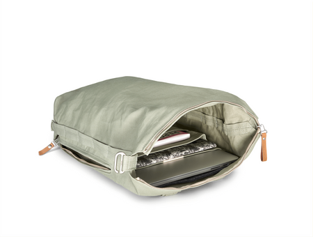 Eco-friendly backpack Zip Pack QWSTION, Bananatex® Sage