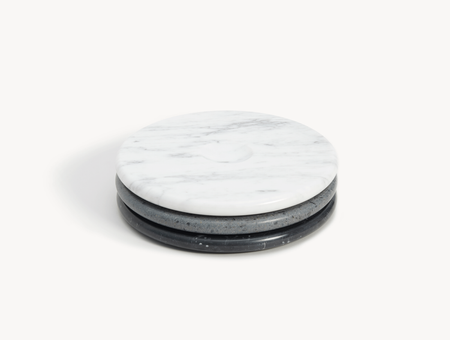 Moon marble plate, tre product, black marble