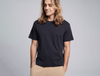 Organic cotton T-shirt Here Men, Mudita, black