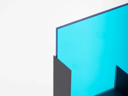 Mood wall mirror, tre product, turquoise small