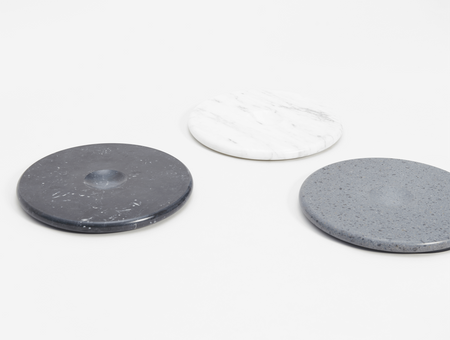 Moon marble plate, tre product, white marble