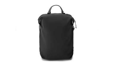 Ökologischer Rucksack Zip Pack QWSTION, bananatex® Ganz schwarz