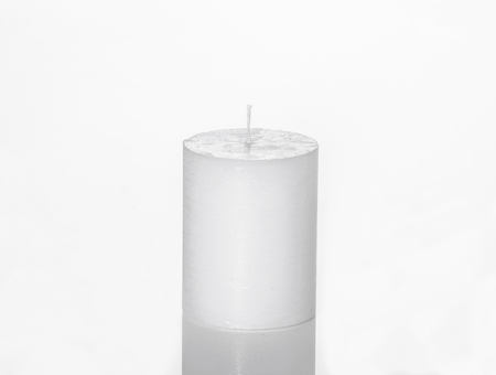 Chamber handmade candle, tre product, low white