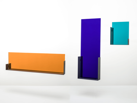 Miroir mural Mood, tre product, cuivre moyen