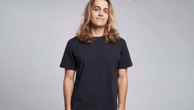 Now Men organic cotton t-shirt, Mudita, black