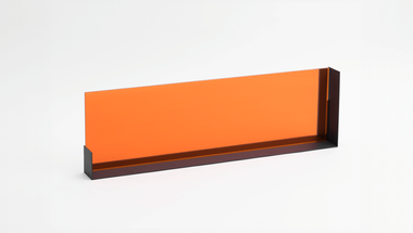 Miroir mural Mood, tre product, cuivre moyen