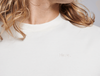 T-shirt en coton bio Here, Mudita, hommes, blanc