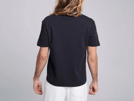 Now organic cotton T-shirt, Mudita, men's, black