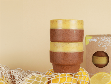 Citrus fruit cup, Repulp, lemon