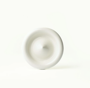 Seifenschale aus Keramik, Kinfill, weiß