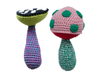 Crochet rattle Global Affairs, Rattles Kusama Mushroom