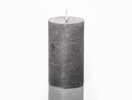 Chamber handmade candle, tre product, tall grey