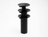 Powder-coated steel Watering Vessels, tre product, black