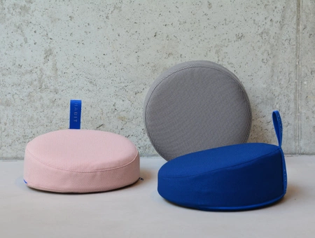 Meditation cushion Round, Wise Habit, light grey (OUTDOOR)