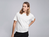 T-shirt en coton bio Less, Mudita, hommes, blanc