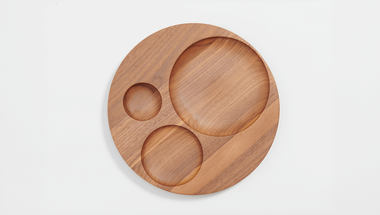 Moln solid wood tray, tre product, large, American walnut