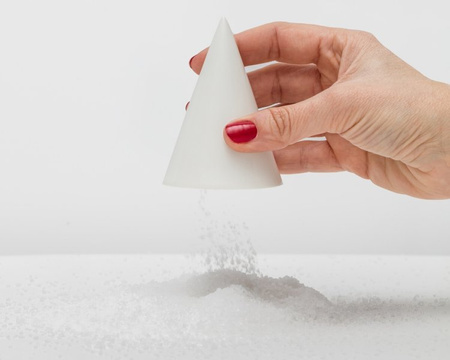 Pepper dish made of high quality matte porcelain Cone, tre product