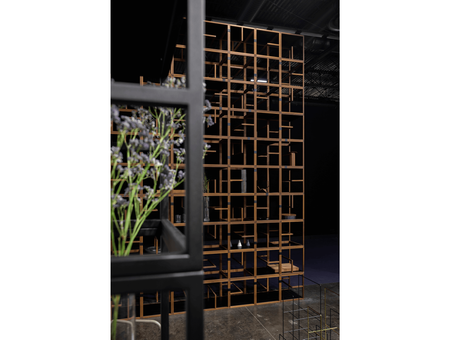 Système d'ameublement modulaire Text Block Wood, tre product, double set