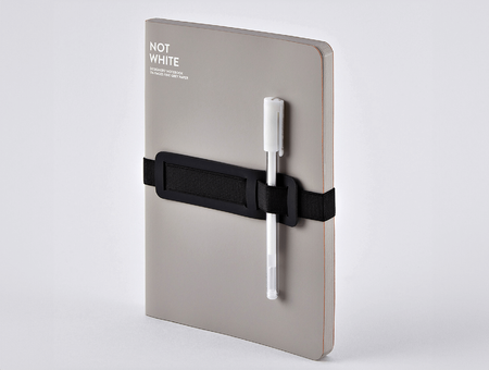 Nuuna Not White L Light notebook, Grey