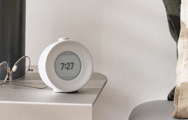 Mudita Harmony electronic alarm clock, grey