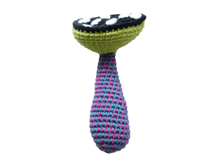 Crochet rattle Global Affairs, Rattles Kusama Mushroom