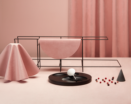 Pfefferstreuer aus hochwertigem, mattem Porzellan Cone, tre produkt