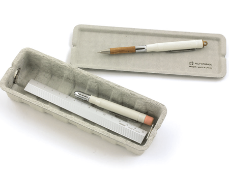 Eco-friendly Pulp Midori pencil case, Grey