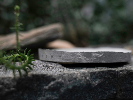 Podstawka na mydło Round Celement, szara