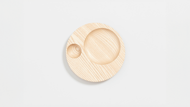 Moln Massivholztablett, tre product, klein, Eschenholz