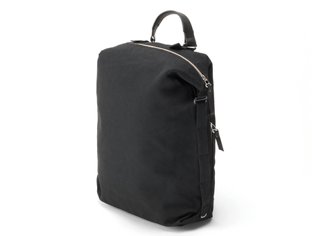 Sac à dos écologique Zip Pack QWSTION, bananatex® All Black