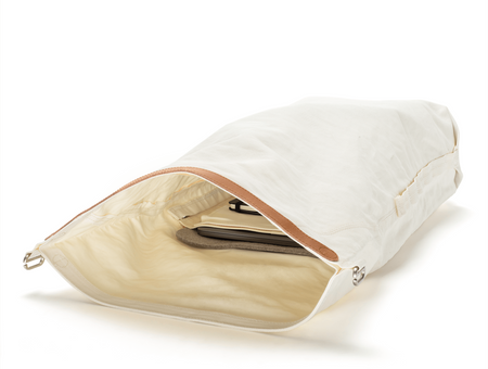 Sac à dos Ecological Roll Pack QWSTION, bananatrex® Natural White