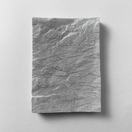 Rock soap dish Celement, grey