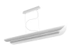 Linear Pendant Lamp Apolin 2, KASPA, white