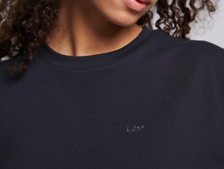 Less Women organic cotton t-shirt, Mudita, black