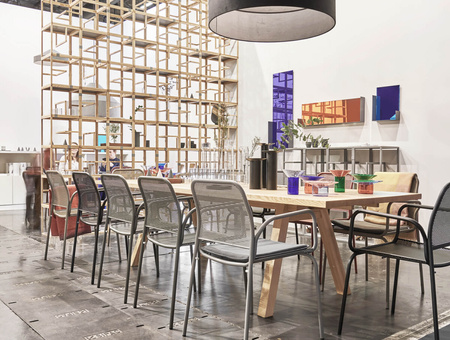 Modulares Möbelsystem Text Block Wood, tre produkt, Satz x8, Esche