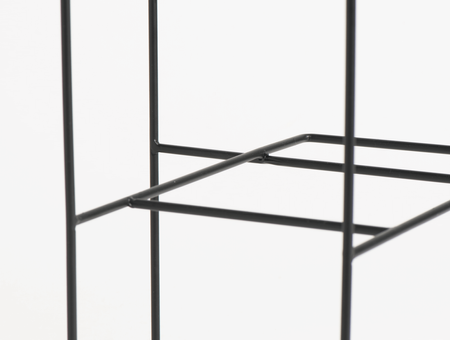 Rewire Magazine newspaper storage rack, tre product, medium black