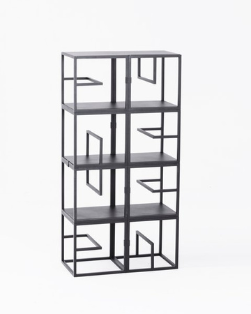 Text Block Metal Black - Single Set