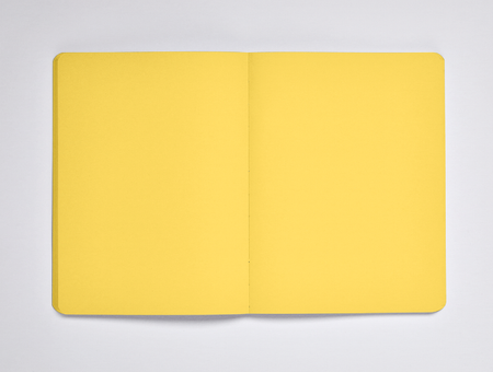 Carnet de notes Nuuna, Not White L Light, jaune