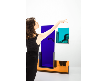 Miroir mural Mood, tre product, turquoise petit