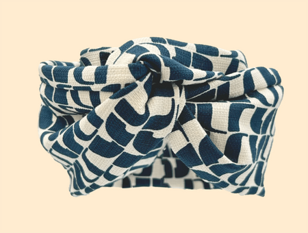 Turban Paloma Germain, cotton, Urban Blue