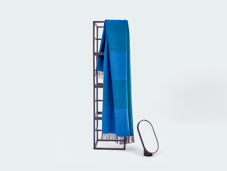 Blend Throw merino wool, tre product, green, black