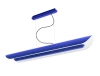 Linear Pendant Lamp Apolin 2, KASPA, cobalt