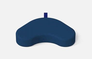 Coussin de méditation Heart, Wise Habit, navy