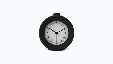 Mudita Bell 2 analog alarm clock, Charcoal Black