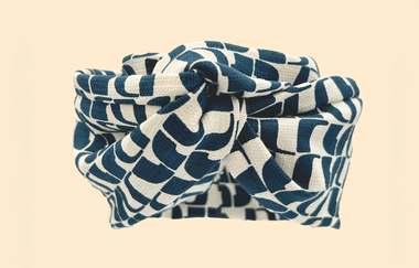 Paloma Germain Turban, Baumwolle, Urban Blue