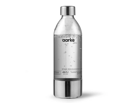 PET Water Bottle with Stainless Steel Details, Aarke, 650 ml