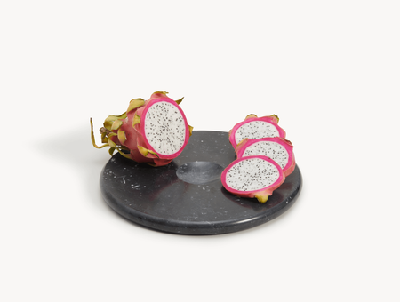 Plat en marbre Moon, tre product, marbre noir