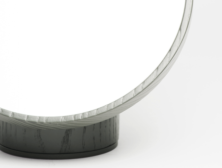 ClearVision Woodturn Mirror, tre product, gray