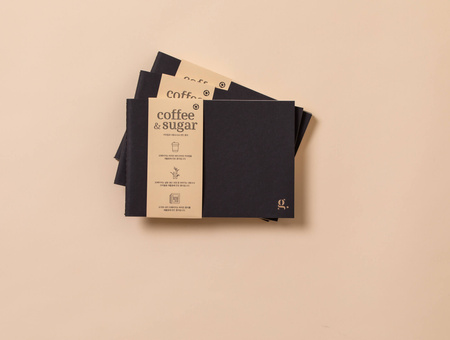 A notebook made from recycled paper G. Note Grape Lab