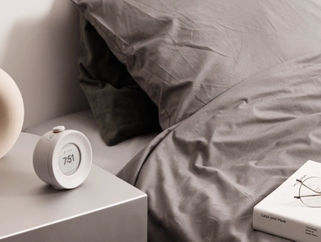 Réveil électronique Mudita Harmony, gris